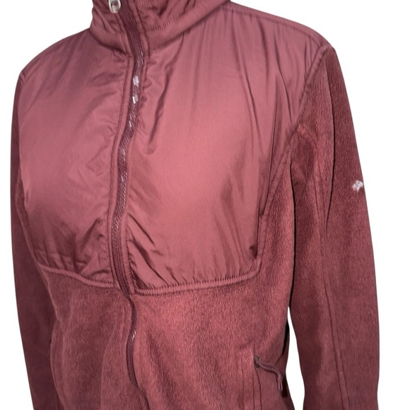 Columbia Women's M Medium Full Zip Fleece Jacket Fitted Outdoor Camping Hiking - Picture 2 of 7
